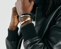 Bracelet le gramme Câble en argent brossé 9g