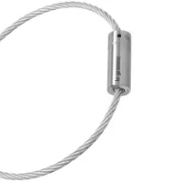 Bracelet le gramme Câble en argent brossé 9g