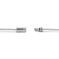 Bracelet le gramme Câble en argent brossé 9g