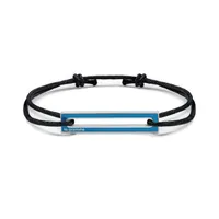 Bracelet cordon Le Gramme laqué bleu le 1,7g