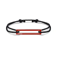 Bracelet cordon Le Gramme laqué rouge le 1,7g