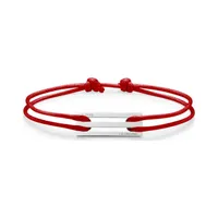 Bracelet CORDON rouge perforé le 2,5g