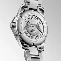 Montre CONQUEST Quartz, Bracelet acier, Cadran argenté soleillé