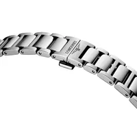 Montre CONQUEST Quartz, Bracelet acier, Cadran blanc sablé