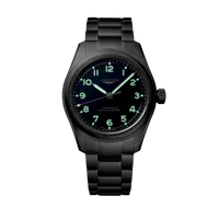 Montre LONGINES SPIRIT PILOT, Bracelet acier, Cadran bleu mat chiffres arabes