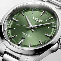 Montre Longines Conquest, Cadran vert soleillé