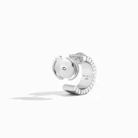 Boucles d'oreilles mini créoles Life Full Diamond