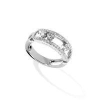 Bague Messika Diamant en Or Blanc Pavée Move Classique