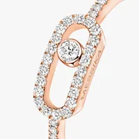 Bague Messika Pavée Diamant en Or Rose Move Uno