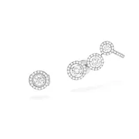Boucles d'oreilles Diamant en Or Blanc Joy Trio