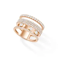 Bague MOVE Romane GM pavée