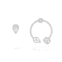Boucles d'Oreilles MY TWIN Mono Créole et Puce 0,15