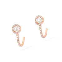 Boucles d'Oreilles Créoles JOY Brillants 2x0,10ct