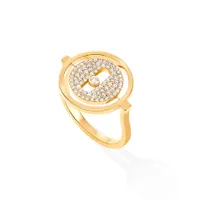 Bague Lucky MOVE PM Pavée