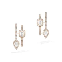 Boucles d’Oreilles Créoles MY TWIN 2 rangs