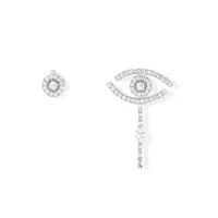 Boucles d'oreilles Messika Diamant en Or Blanc Lucky Eye