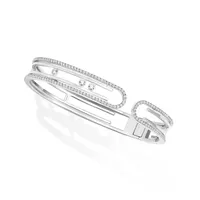 Bracelet Bangle MOVE 10TH pavé