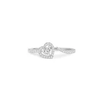 Bague JOY Coeur 0,15ct Pavée