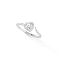 Bague JOY Coeur 0,15ct Pavée