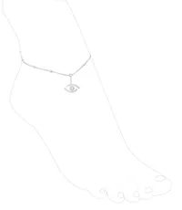 Bracelet de cheville LUCKY EYE pavé