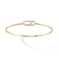 Bracelet Jonc Diamant Messika en Or Jaune Move Uno
