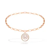Bracelet Messika de Cheville Diamant en Or Rose Lucky Move
