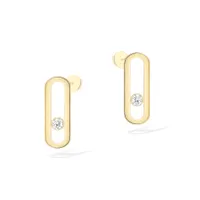 Boucles d'oreilles Messika Diamant en Or Jaune Move Uno