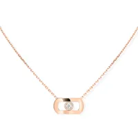 Collier Messika So Move en Or Rose et Diamants