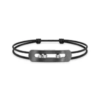Bracelet Cordon Messika Move Titanium Graphite XL