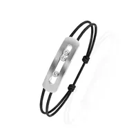 Bracelet Cordon Messika Move Titanium Naturel XL
