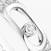 Alliance Messika Diamant Pavée Or Blanc Move Joaillerie