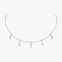Collier Messika choker pampille Move Uno