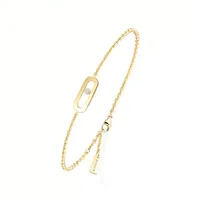 Bracelet Messika Move Uno, or jaune, diamant