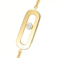 Bracelet Messika Move Uno, or jaune, diamant