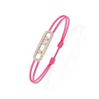 Braceket Cordon Messika CARE(S) Rose Pavé