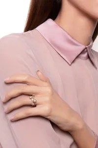 Bague Pasquale Bruni Figlia Dei Fiori en Or Rose avec Diamants