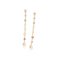 Boucles d'Oreilles Pasquale Bruni Luce, Or Rose et diamants