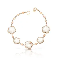 Bracelet Pasquale Bruni Ton Joli en or rose, pierre de lune et diamants