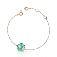 Bracelet Pasquale Bruni Petit Joli, Or Rose, Agate Verte, Diamants