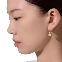 Boucles d'oreilles Pomellato Nudo Mini en or rose et quartz