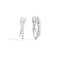 Créoles Recarlo Anniversary Love en or blanc et diamants