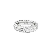 Bague Recarlo Jonc 3 rangs or blanc et diamants