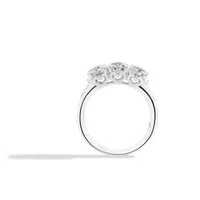 Bague Recarlo Anniversary Trilogy en or blanc et diamants