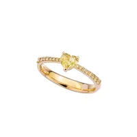 Bague Recarlo Anniversary Love en or jaune et diamants