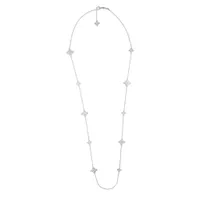 Collier Princess Flower en Or Blanc et Diamants