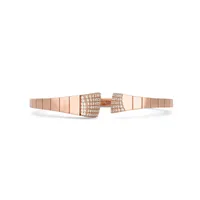 Bracelet Jonc Roberto Coin Sauvage Privé en Or Rose avec Diamants