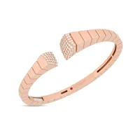 Bracelet Jonc Roberto Coin Sauvage Privé en Or Rose avec Diamants