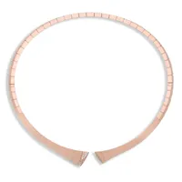 Collier Roberto Coin Sauvage Privé en Or Rose avec Diamants
