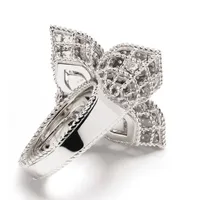 Bague Roberto Coin en or blanc, tanzanite et diamants