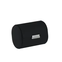 Etui pour montres POCHETTE 2 en cuir noir intense